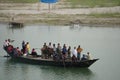 Gorai River ferryboat Cross the River Royalty Free Stock Photo