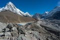 Gorakshep village near Everest base camp, Everest region, Nepal Royalty Free Stock Photo