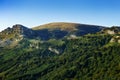 Gorbea mountain and Aldamin peak in summer Royalty Free Stock Photo