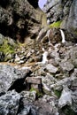 Gordale Scar Waterfalls Royalty Free Stock Photo