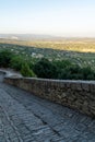 Gordes hill village alley stone in the Luberon Provence france