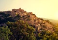 Gordes medieval village at sunrise in Provence