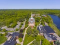 Gordon College aerial view, Wenham, Massachusetts, USA