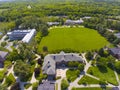 Gordon College aerial view, Wenham, Massachusetts, USA