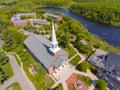 Gordon College aerial view, Wenham, Massachusetts, USA