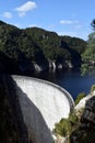 Gordon Dam, Strathgordon, Tasmania, Australia. Royalty Free Stock Photo