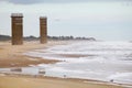 Gordons Pond, Rehoboth Beach Delaware during storm Royalty Free Stock Photo