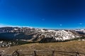 Gore Range Overlook in Rocky Mountain National Park Royalty Free Stock Photo