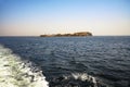 Goree island near Dakar, Senegal, West Africa, viewed from a boat Royalty Free Stock Photo