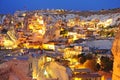 Goreme historical town at night, Turkey