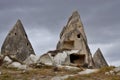 Goreme museum,famous Cappadocian landmark,volcanic rocks with caves Royalty Free Stock Photo