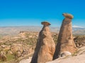 Cappadocia. Goreme National Park. Anatolia. Falice rocks Royalty Free Stock Photo