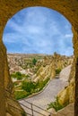 Goreme, Turkey. Open air museum, Cappadocia, Mountain landscape Royalty Free Stock Photo