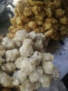 Gorengan: Fried food is one type of popular snack in Indonesia, tempeh, tofu, banana Royalty Free Stock Photo