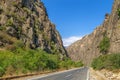 Gorge of  Amaghu River, Armenia Royalty Free Stock Photo