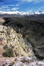 Gorge in the Andes,Mendoza,Argentina Royalty Free Stock Photo