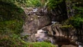 The gorge at Bracklinn Falls