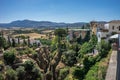 A gorge in the city of Ronda Spain, Europe