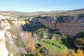 Gorge of the River Alhama in Alhama de Granada Royalty Free Stock Photo