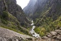Gorge of River Cares in Asturias
