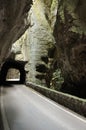 The gorge road, strada della forra, near lago di garda, Italy