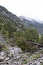 Gorge view Dugoba in Kyrgyzstan