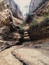 Gorge Walk at Hell's Gate National Park, Kenya Royalty Free Stock Photo