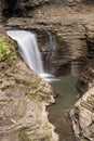 Gorge Waterfall Royalty Free Stock Photo