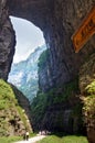 gorge in wulong, chongqing, china