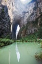 gorge in wulong, chongqing, china Royalty Free Stock Photo