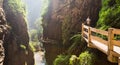 Gorge in wulong, chongqing, china Royalty Free Stock Photo