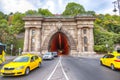 Gorgeous Adam Clark Tunnel (Buda Castle Tunnel) under Castle Hill in Budapest Royalty Free Stock Photo