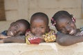 Gorgeous African Black Children Portrait Smiling and Laughing.