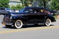 Gorgeous antique car making it`s way through parade, Saratoga Springs, New York, 2016