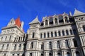 Gorgeous architecture of Albany Capitol Building open to public tours,Fall,2013 Royalty Free Stock Photo