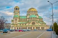 Gorgeous architecture of Alexander Nevsky Orthodox cathedral