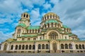 Gorgeous architecture of Alexander Nevsky Orthodox cathedral