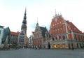 Gorgeous Architecture at the Historical Center of Riga in the evening, Riga