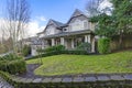 Gorgeous big Craftsman home with gray wood exterior