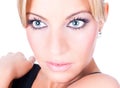 Gorgeous blondy with green eyes Royalty Free Stock Photo