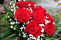 Gorgeous bouquet of red roses