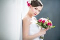 Gorgeous bride on her wedding day