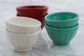 Beautiful set of bowls Royalty Free Stock Photo