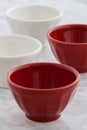 Beautiful set of bowls Royalty Free Stock Photo