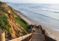 Gorgeous California coast Pacific Ocean background Royalty Free Stock Photo