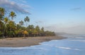 Gorgeous Caribbean beach. Costeno beach on the Caribbean coast of Colombia