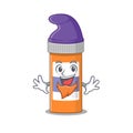 A gorgeous cartoon design of pills drug bottle as an Elf fairytale character Royalty Free Stock Photo