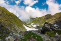 Gorgeous cloudscape over the Fagaras mountains