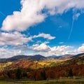 Gorgeous cloudscape over the mountains