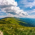 Gorgeous cloudscape over stunning landscape